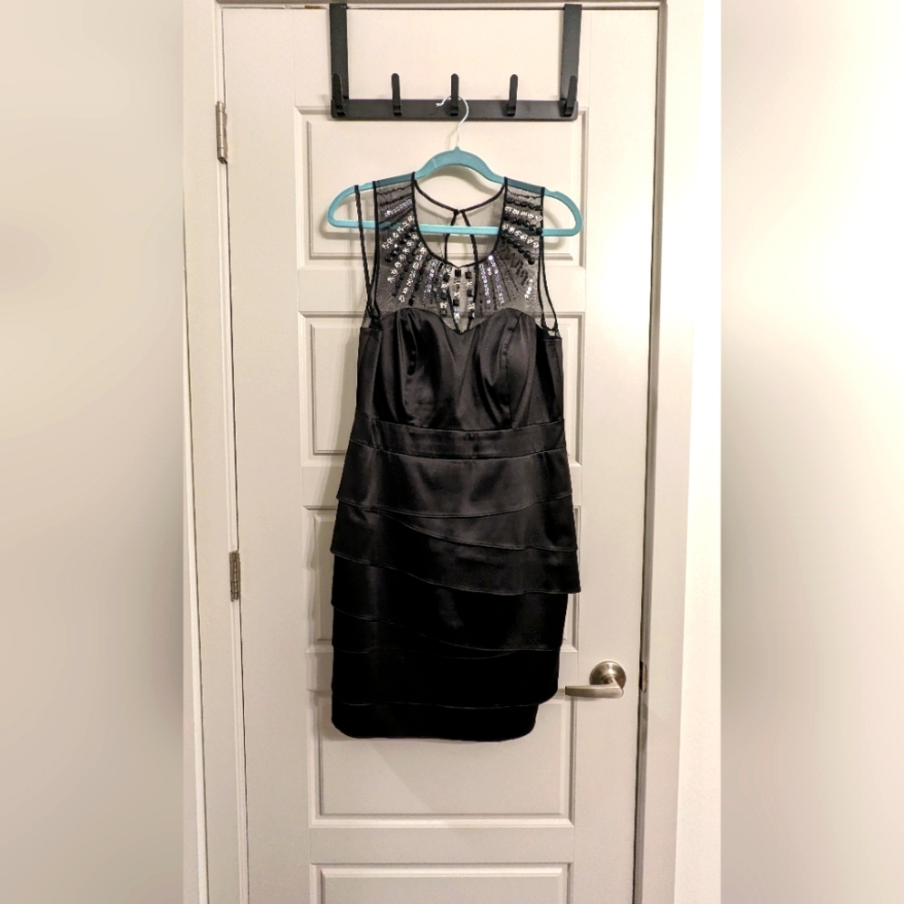 Sequin black dress
